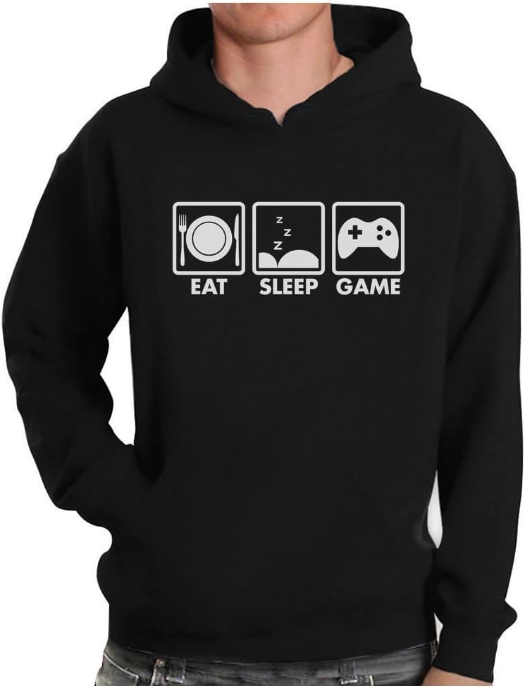 Tstars Gaming Hoodie Eat Sleep Repeat Design for Kuwait Ubuy