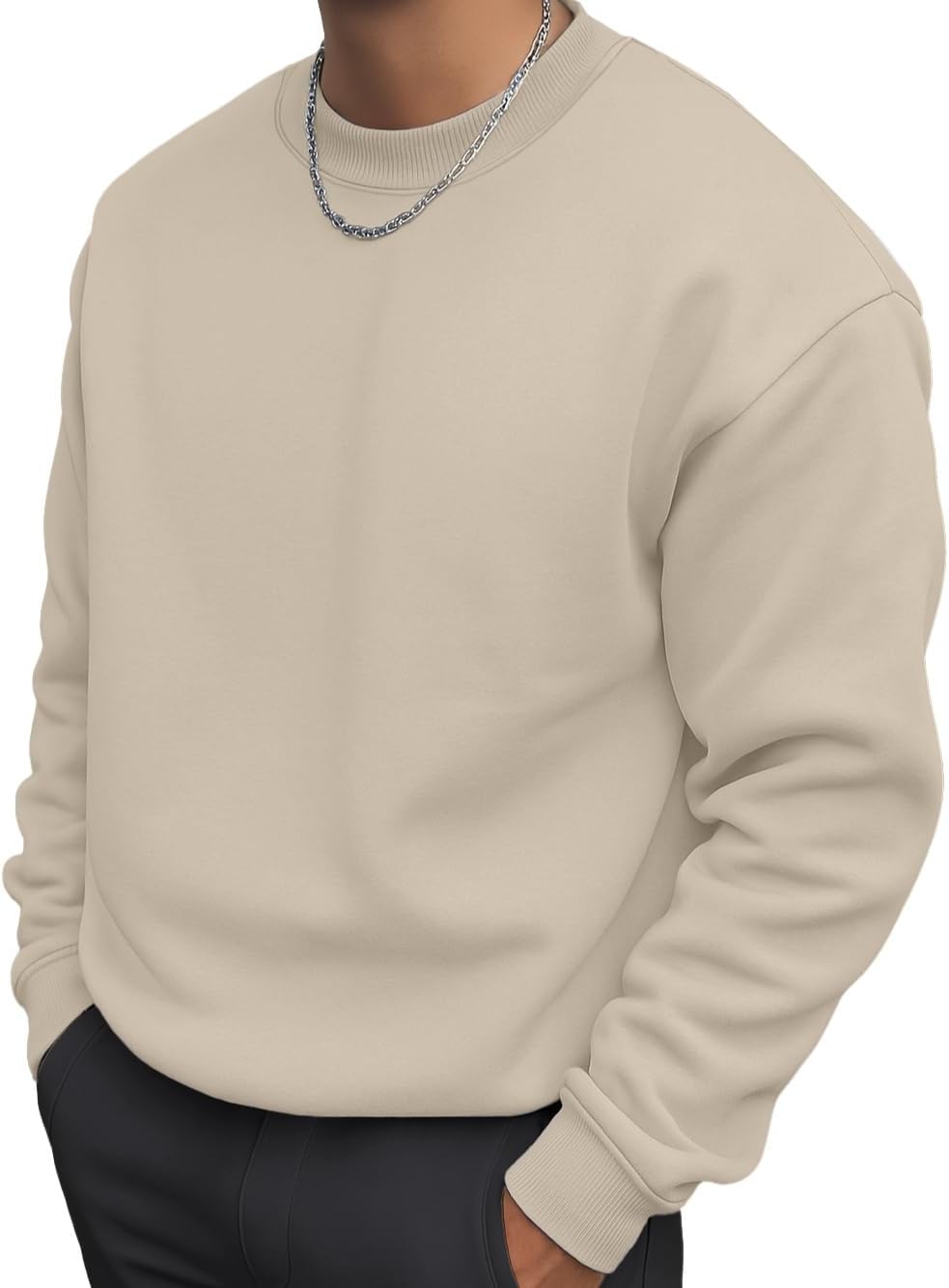 Sailwind Men's Crewneck Casual Sweatshirt Long Sleeve Fashion Cotton Pullovers