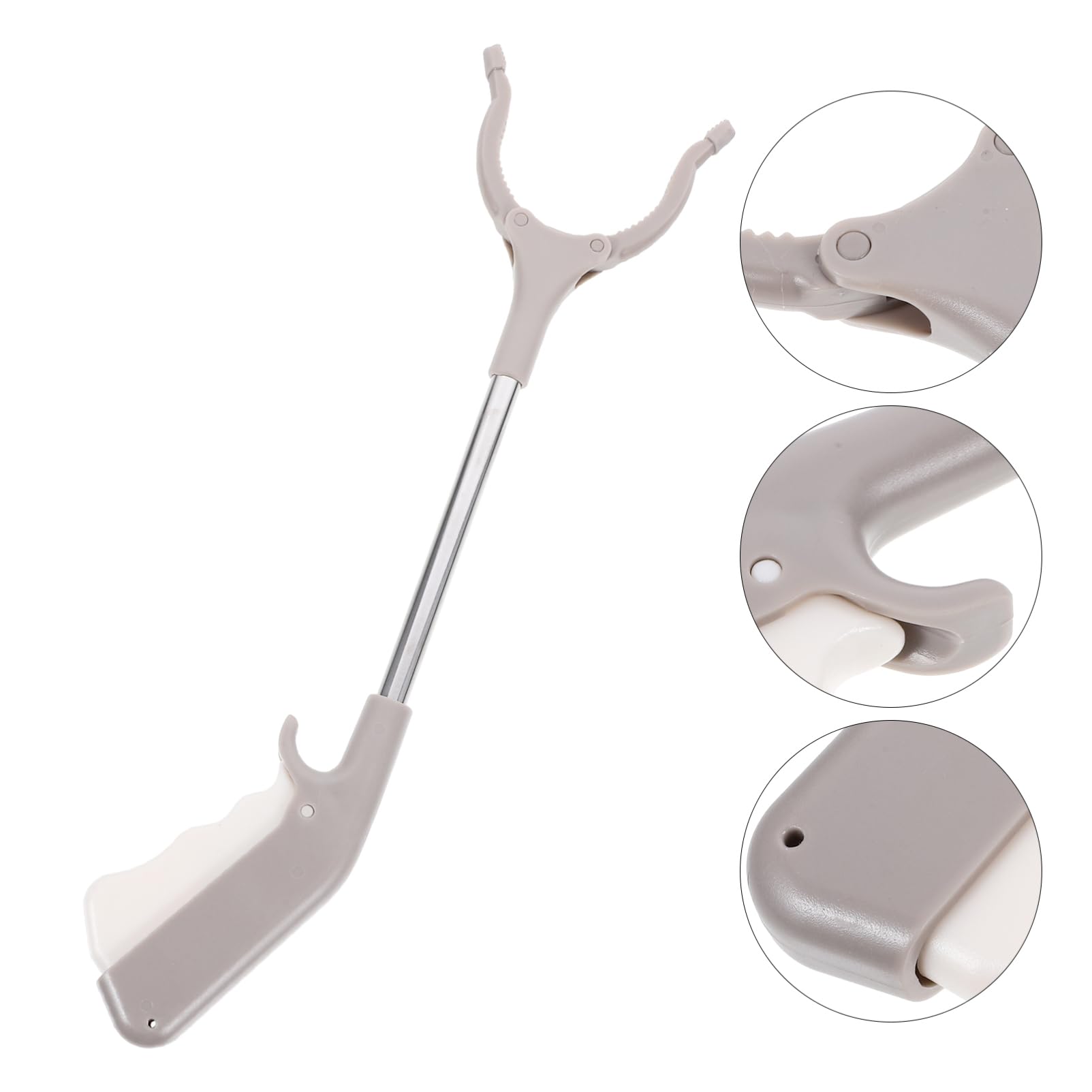 2 Set Pinza Per Rifiuti Acciaio Inossidabile Strumento Pratico Per Immondizia Per Anziani E Disabili Resistente Ed Esterni 2 Pezzi*2