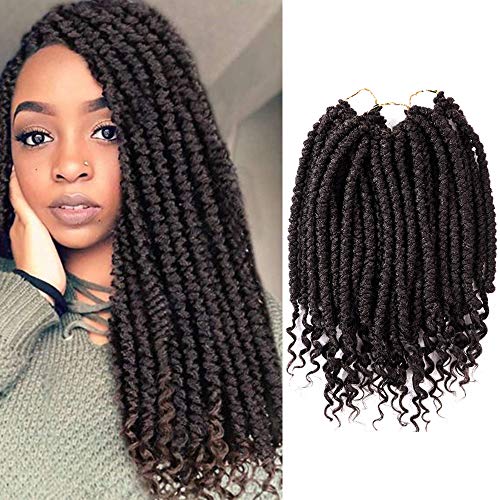 Silike 12 Spring Senegalese Twist Crochet Hair For Beauty (12 Roots Per Piece,3 Pieces) Curly End Crochet Braids For Women (U4)