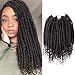 Silike 12" Spring Senegalese Twist Crochet Hair For Beauty (12 Roots Per Piece,3 Pieces) Curly End Havana Mambo Crochet Braids For Women (U4)