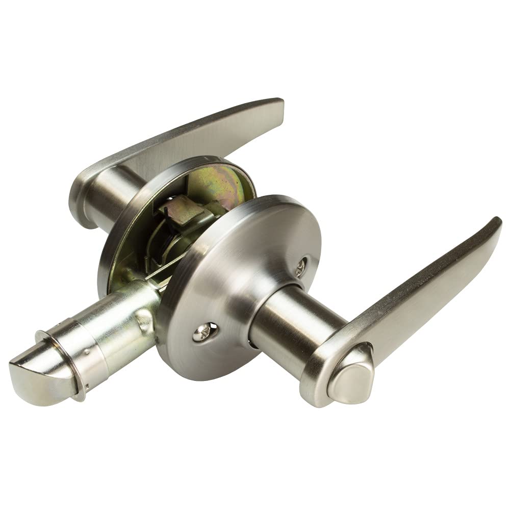 Creative Products GroupLSL-707PV-BSN Locking Leverset - Brushed Satin Nickel
