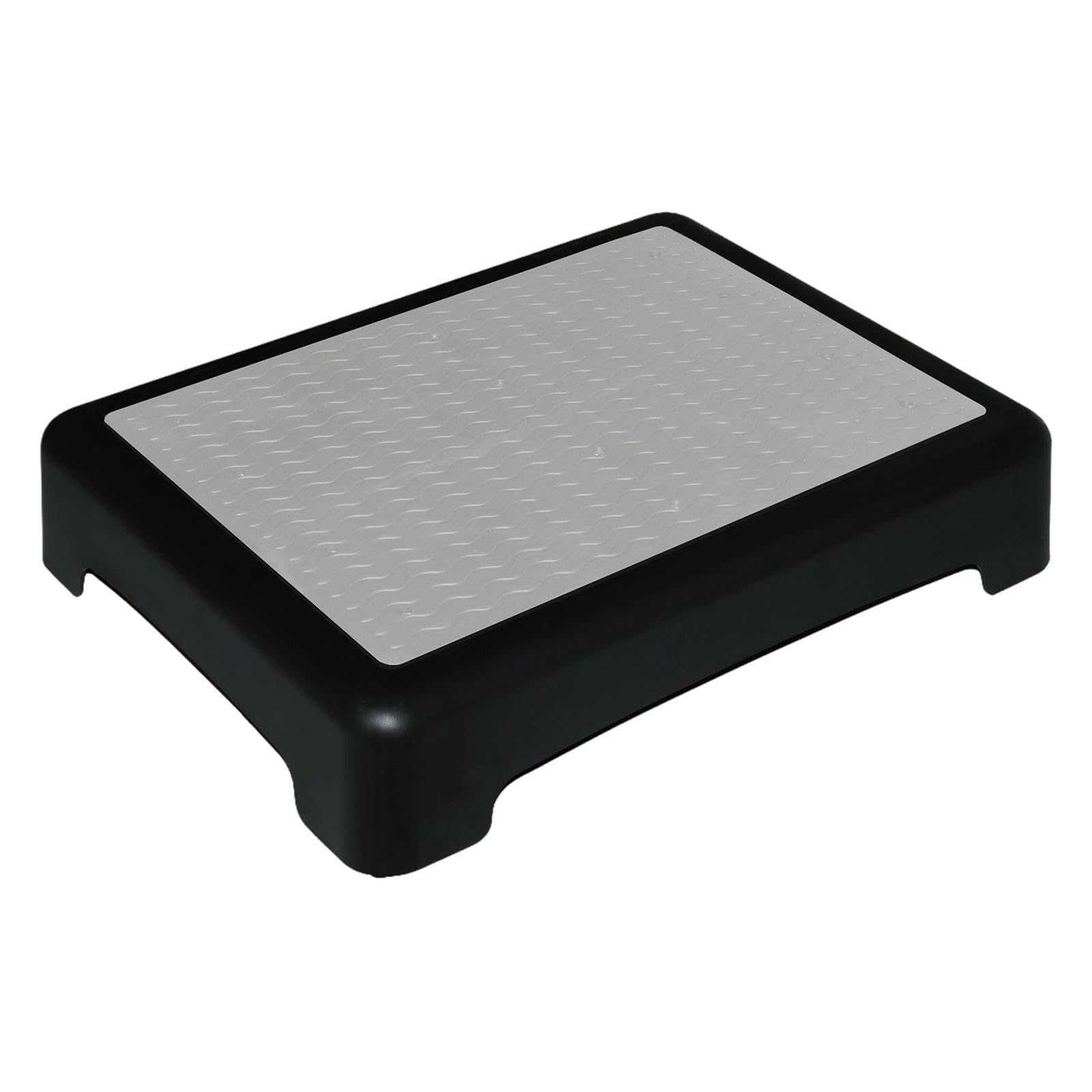 Riser Step Stool Gift Lightweight Half Step Stool for Bedside Bed Seniors Black Gray