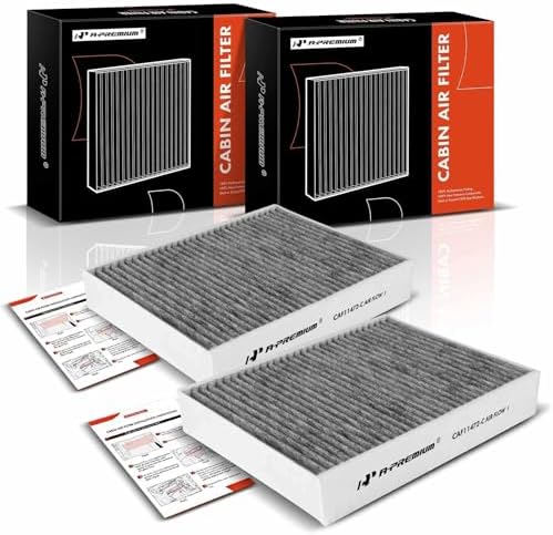 A-Premium 2-PC Cabin Air Filter with Activated Carbon Compatible with ...