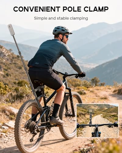 Image of Motorcycle Camera Mount for Insta360 X5 /X4 Accessories for GoPro | Motorcycle kit,handlebar mount for Osmo action camera,bike mount for Insta360 X5 /X4,motorcycle bundle studio outdoor shooting