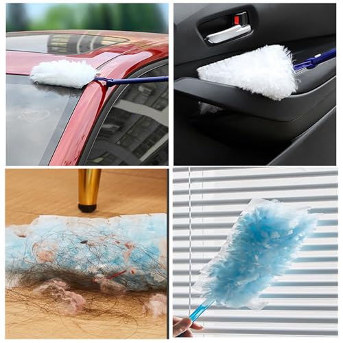 Fibre plumeau électrostatique tête de brosse jetable pour le ménage - 8