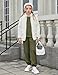Arshiner Girls' Clothing Sets Short Sleeve Crew Neck Tops and Pants with Pockets Kids Fall Fashion Outfits Army Green 11-12Y