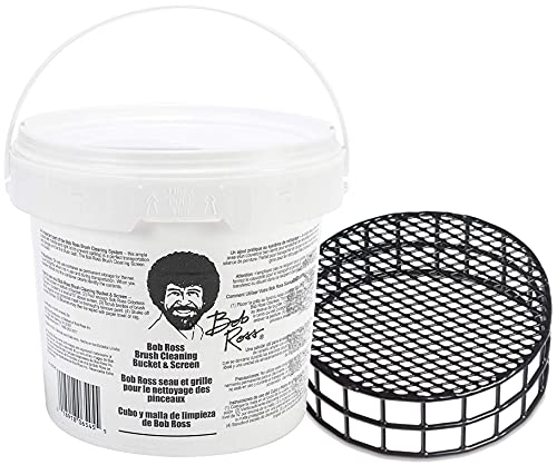 Bobross Painting Supplies 33 Piece Complete Master Paint Set - Joy Of Painting Kit W/ 10 Brush, 2 Knife, 14 Landscape Oil Colors, Base Coat 4-Pack, Cleaning Bucket, Screen, Gift Box #TOP5