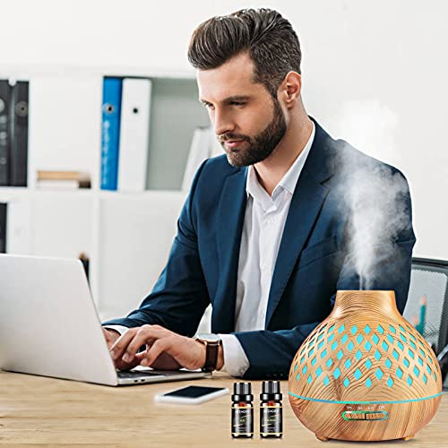 Gentlemen's Essential Oils Set - 6X10Ml Mens Fragrance Oil For Candle Making, Diffuser - Sandalwood, Cedar, Leather, Sweet Tobacco, Bay Rum, Cologne Aromatherapy Oils For Men #TOP4