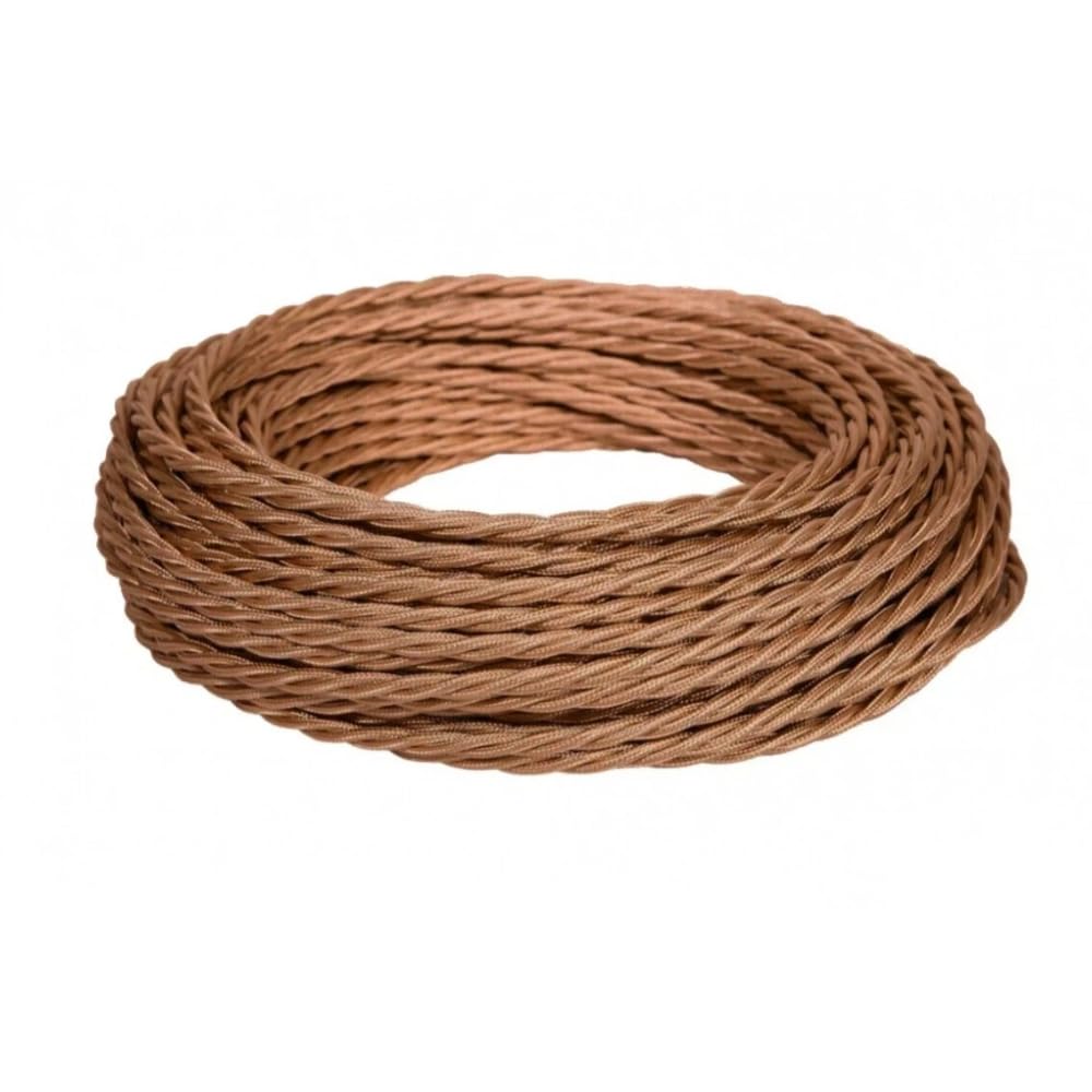 Cable trenzado vintage negro 3m, 2 x 0,75 mm² con cable textil para luces de techo, iluminación – Estilo clásico DIY DIY — view 10