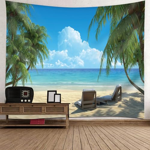 Chambre pour enfant et ados tapisserie mer décoration murale