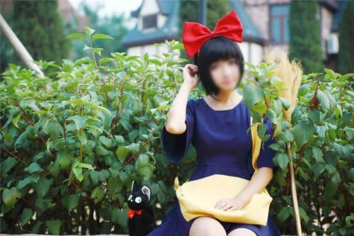 Amazon Co Jp コスプレ衣装 魔女の宅急便 まじょのたっきゅうびん キキ コスチューム 女性ｌサイズ ホビー
