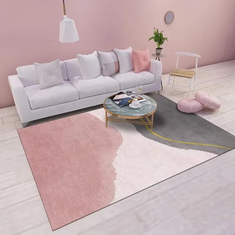 Tapis de sol abstrait doux pour décoration intérieure de salon et chambre