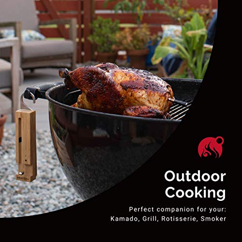 MEATER Plus | 50m Long Range Smart Wireless Meat Thermometer for The Oven Grill Kitchen BBQ Smoker Rotisserie with Bluetooth and WiFi Digital Connectivity