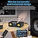 Douk Audio C100 Mini Hi-Res Music Streamer Digital Audio Player Preamp DAC with USB Optical Input - 384K DSD Support & Vintage VU Meter & LED Display & Remote Control for Amplifier, Active Speakers