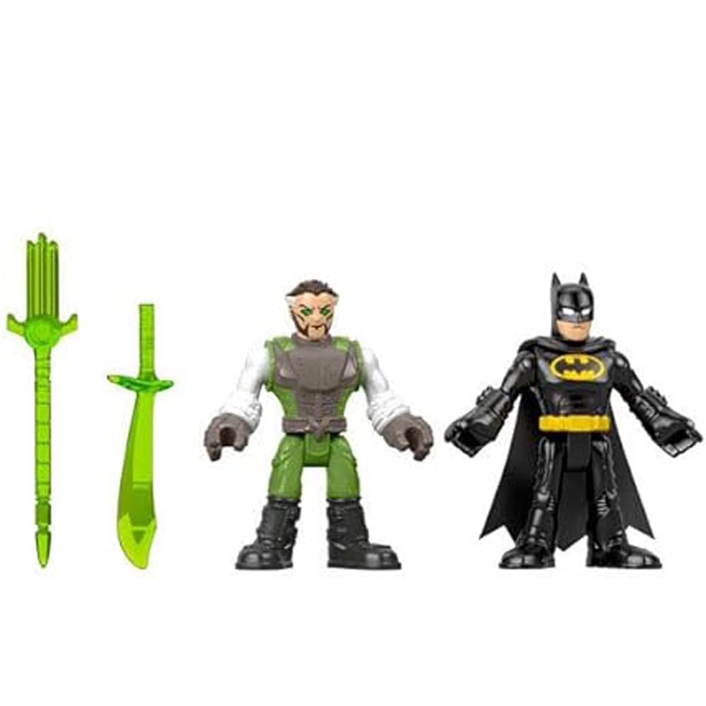 MattelReplacement Parts for Imaginext DC Super Friends Batman Ooze Pit - FMX64 ~ Replacement Batman, Ra's al Ghul Figures and Swords