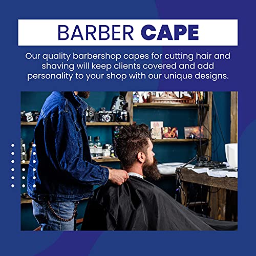 Snapklik.com : Campbells Barber Cape, Snap-Closure Salon Cape For ...