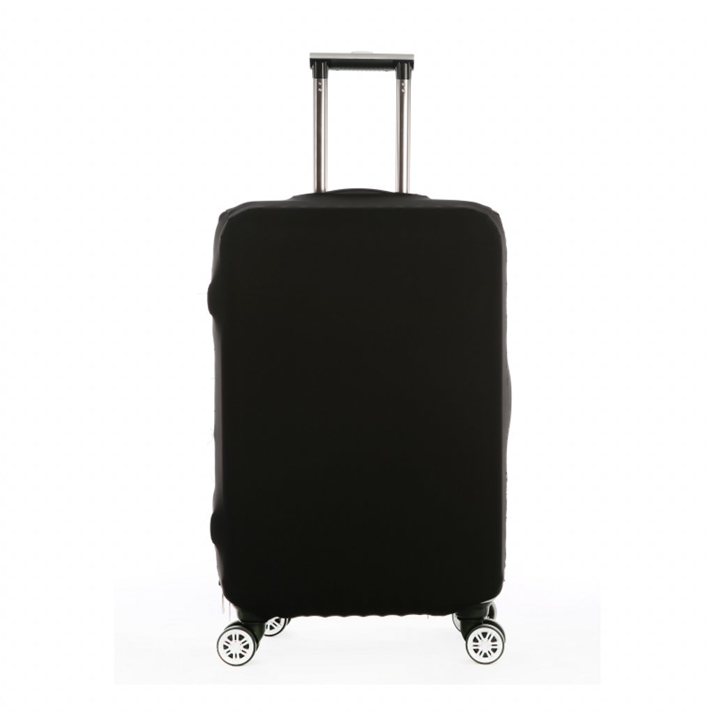 Fvstar Black Luggage Cover Spandex Suitcase Protective Bag with Zipper Enclosure
