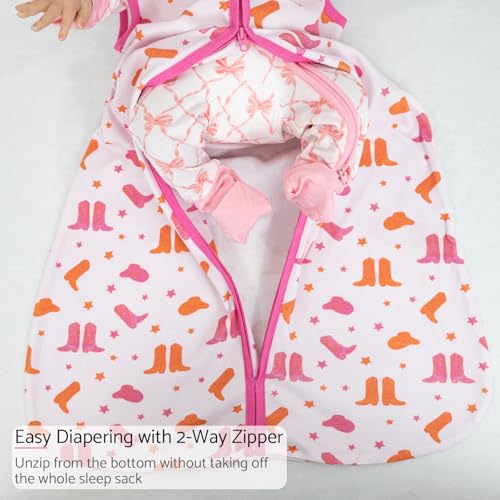 Image of LollyBanks Sleep Sack, 100% Cotton Neutral Baby Sacks, 0.5 TOG Sleep Sacks Lightweight with 2-Way Zipper