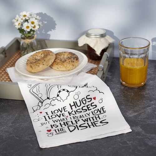 Primitives-by-Kathy-I-Love-Hugs-Kitchen-Towel Primitives by Kathy I Love Hugs Kitchen Towel