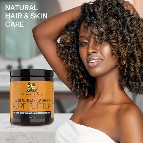 Sunny-Isle-Jamaican-Black-Castor-Oil-Pure-Butter-8oz-Pack-of-6