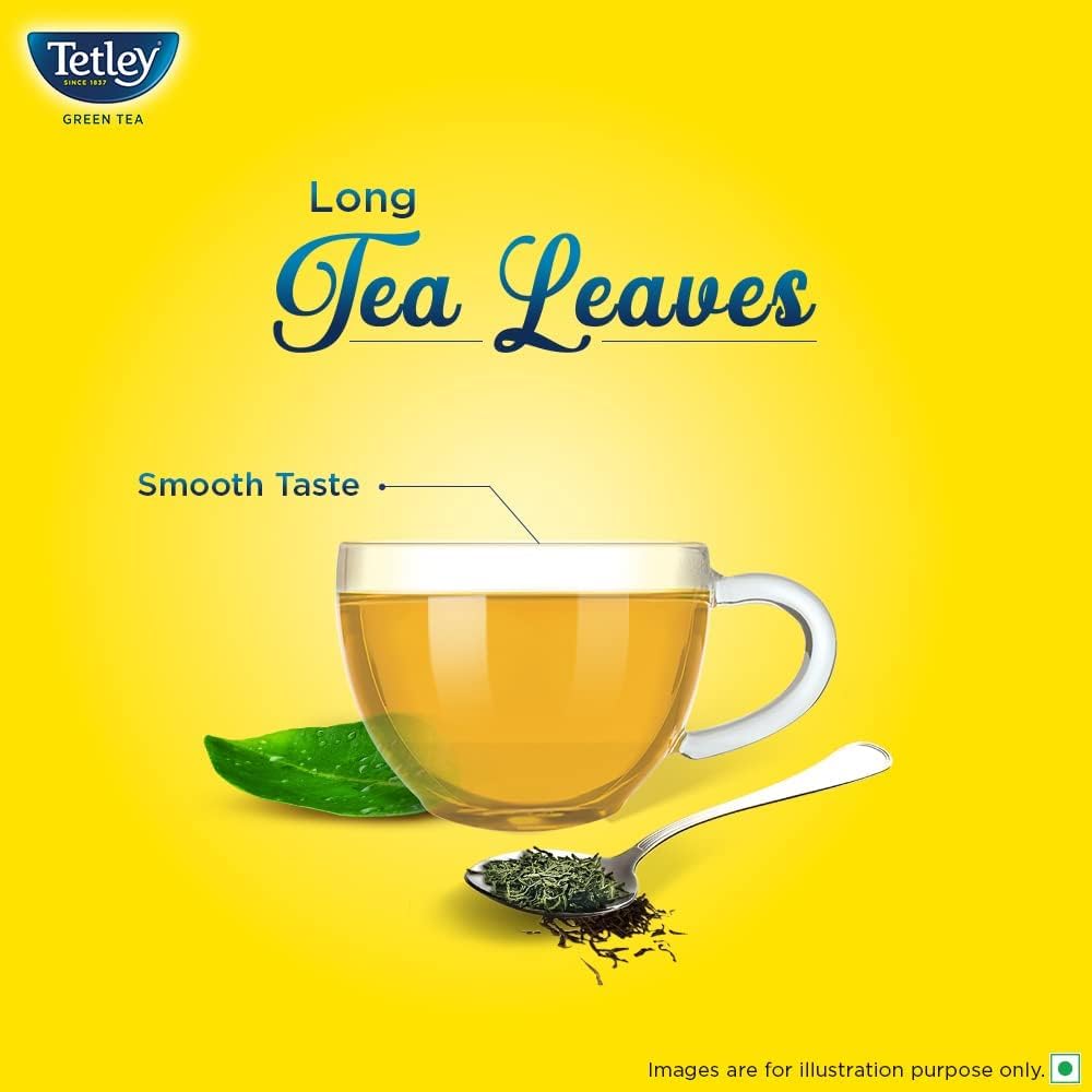 Tetley Long Leaf Original | All-natural Green Tea with Anti-Oxidants | Green Tea | 100g