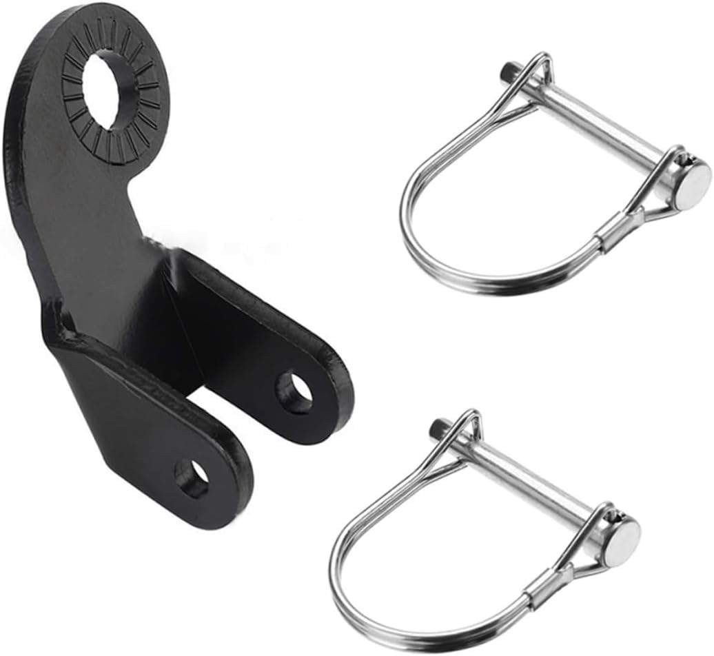 Generic 1set Bike Trailer Hitch Connectors Easy to Install Coupler for Bicycle Trailers Includes Black Trailing Head and Silver Connectors Compatible Bike Models