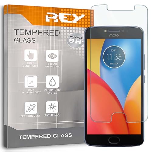 REY Pack 2X Bildschirmschutz aus gehärtetem Glas...