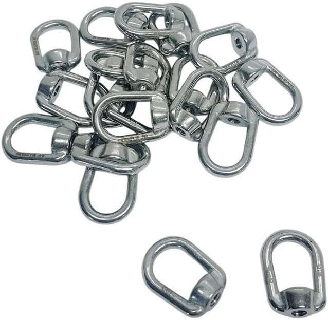 20 PC Stainless Steel 316 Eye Nut Tap Thread 5/16" (UNC) Marine 700 LBS WLL