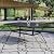 Anmutig 7-Piece Outdoor Dining Set, 6 Swivel Patio Chairs & 60'' Rectangular Dining Table with All Weather Frame Furniture Set - Tan Grey Style2