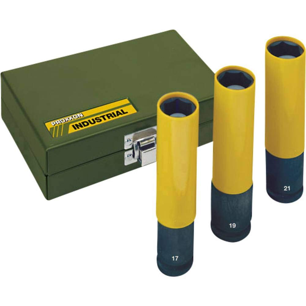 Proxxon SET 3 VASOS DE IMPACTO LARGO 1/2"(130MM)