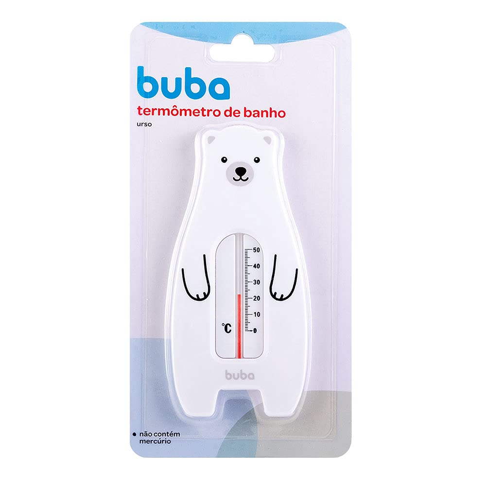 Buba Termômetro de Banheira Urso Branco