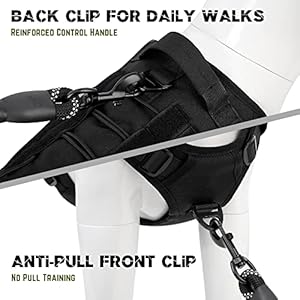   Plutus-Pet-Tactical-Dog-Harness-All-Metal-Buckles-No-Pull-Service-Dog-Vest-with-Handle-Adjustable-Military-Dog-Harness-with-Hook-Loop-Panels-for-Small-Medium-Large-Dogs-Black-M