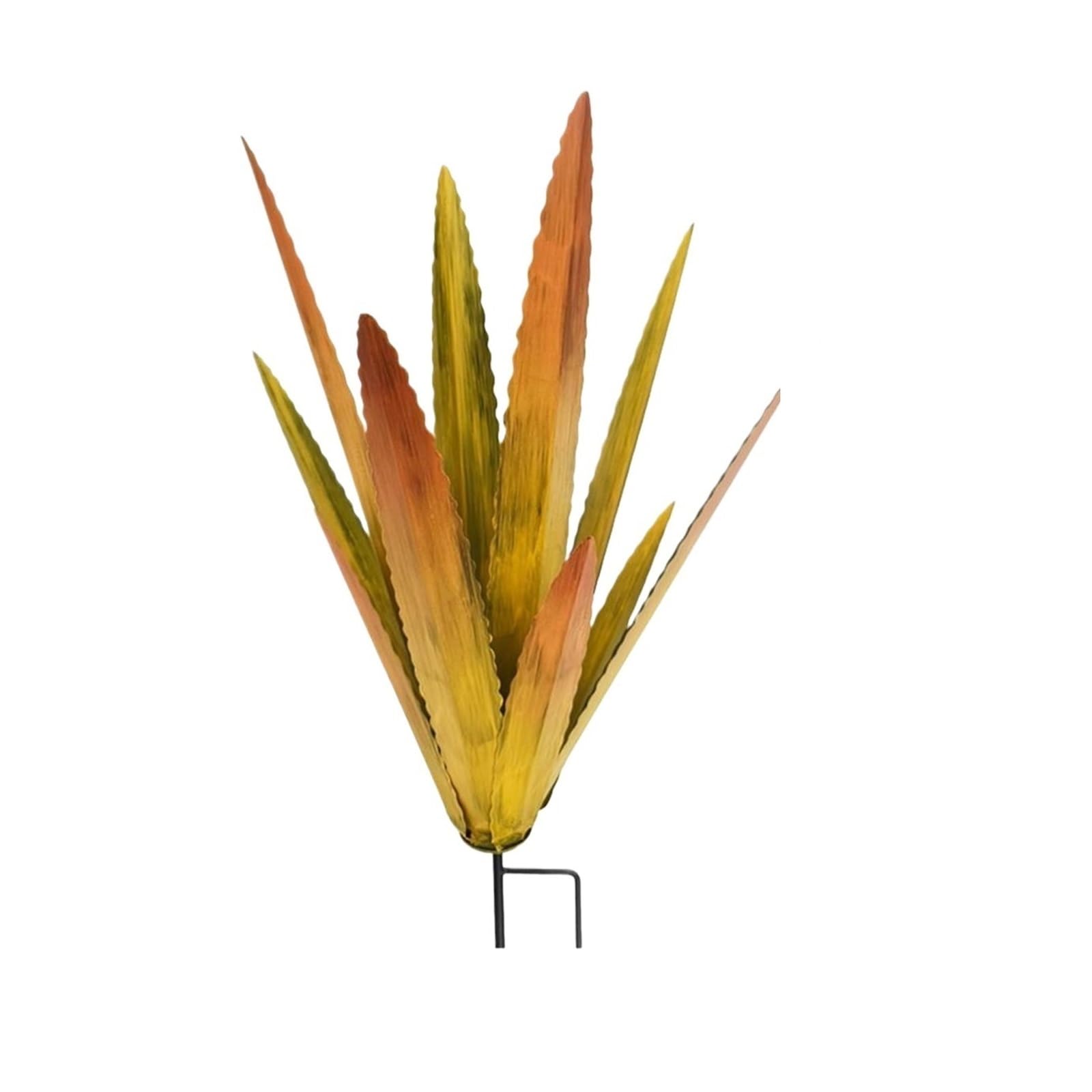 Agave en métal fleur statue pour sublimer un sol sec sans arrosage