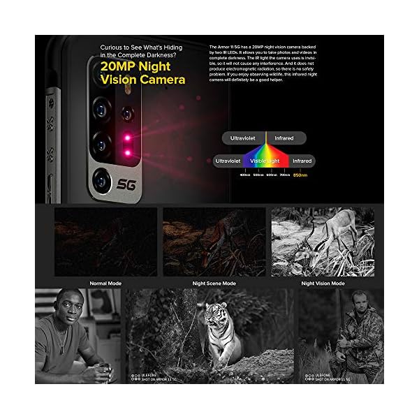 Ulefone-Armor-11-5G-Unlocked-Rugged-Phones-Android-10-Octa-core-8GB-256GB-48MP-Four-Rear-Camera-16MP-Front-Camera-61-FHD-Screen-5200mAh-Battery-5G-Unlocked-Smartphones-Support-5G-HiFi Ulefone Armor 11 5G Unlocked Rugged Phones, Android 10 Octa-core 8GB + 256GB, 48MP Four Rear Camera + 16MP Front Camera, 6.1" FHD+ Screen 5200mAh Battery 5G Unlocked Smartphones Support 5G HiFi