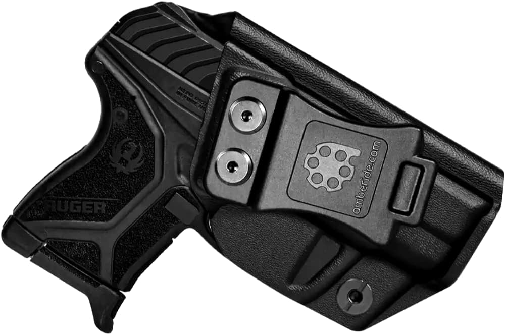 Amberide Ruger LCP II IWB Holster, Kydex Concealed Carry Holster for Ruger LCP II / LCP2, No Optic/No Laser, Posi-Click Retention, Sweat Guard, Adjustable Cant (0–30°)