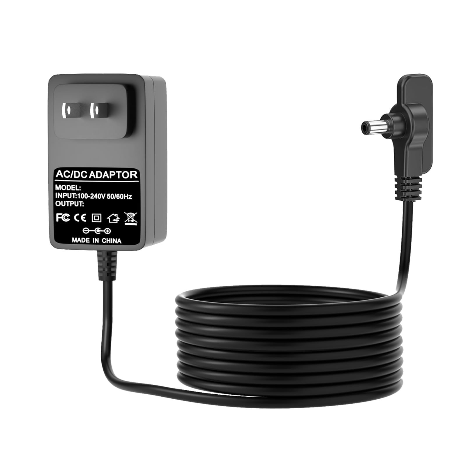 Photo 1 of 12V Charger Compatible with Shark FlexBreeze Outdoor Fans; Dedicated Charging Power Adapter Cable for Shark FA222, FA222WH, FA302, and FA302WH Cordless Portable Fans