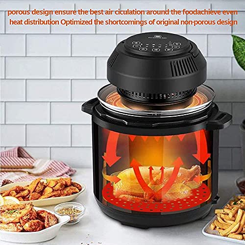 2 Stück wiederverwendbare Airfryer-Einlagen – Antihaft-Airfryer-Matten aus Silikon | Airfryer-Zubehör für Cosori 3,7 Qt, Instant Vortex, Ninja, Nuwave, Power XL und mehr | BPA-frei_voghion.com