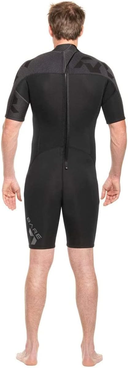 BARE 2MM Revel Men's Shorty Wetsuit | Combines Comfort and Flexibility | Made from a Blend of Neoprene and Laminate | Designed for All Watersports Including Scuba Diving and Snorkeling - Image 4