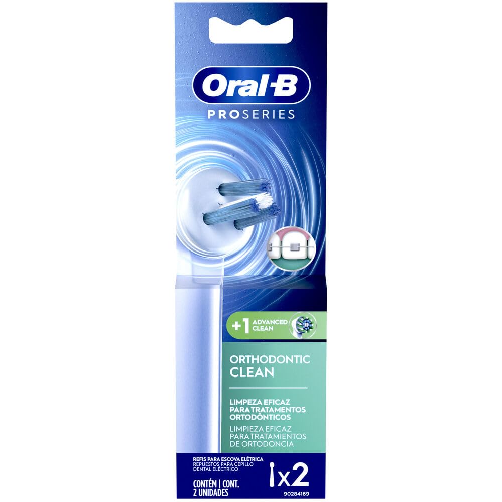 Oral-B Testine di ricambio Pro Series Orthodontic Clean, per spazzolino elettrico 2 pezzi