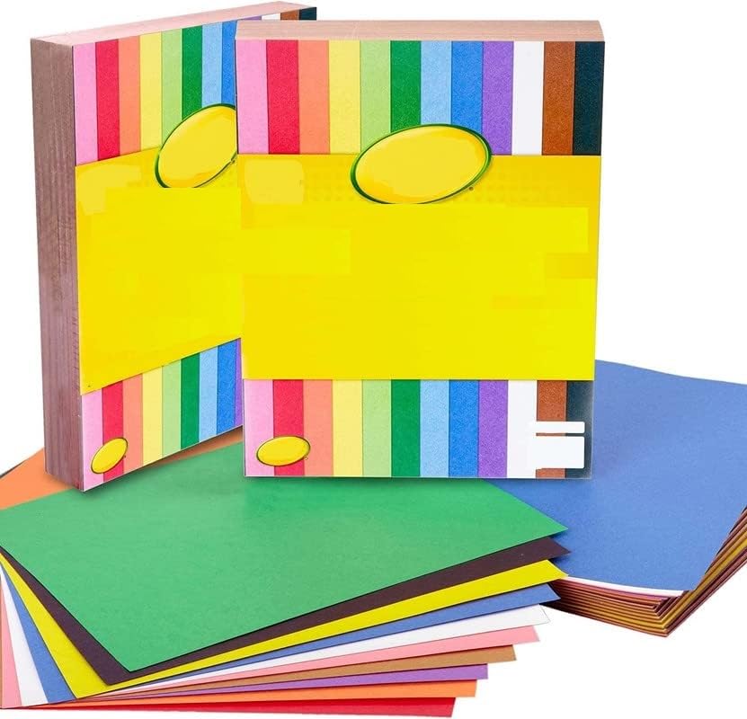 Eclet 40 pcs Color A4 Medium Size Sheets (10 Sheets Each Color) Art and Craft Paper Double Sided Colored set 302