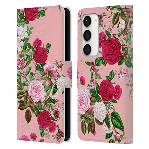 Étui en cuir fini main Romance Florales de Riza Peker pour Samsung S23