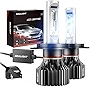 SEALIGHT H4/9003 LED Bulbs, Super Bright Cool White Hi/Lo Beam, HB2 LED Bulbs Plug and Play, Pack of 2