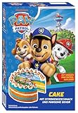 RUF x PAW Patrol Kuchen Backmischung mit Zitronen-Geschmack, für eine bunte Torte inkl. PAWfect Dekor und großem PAW Patrol Oblaten-Aufleger, 1 x 307g
