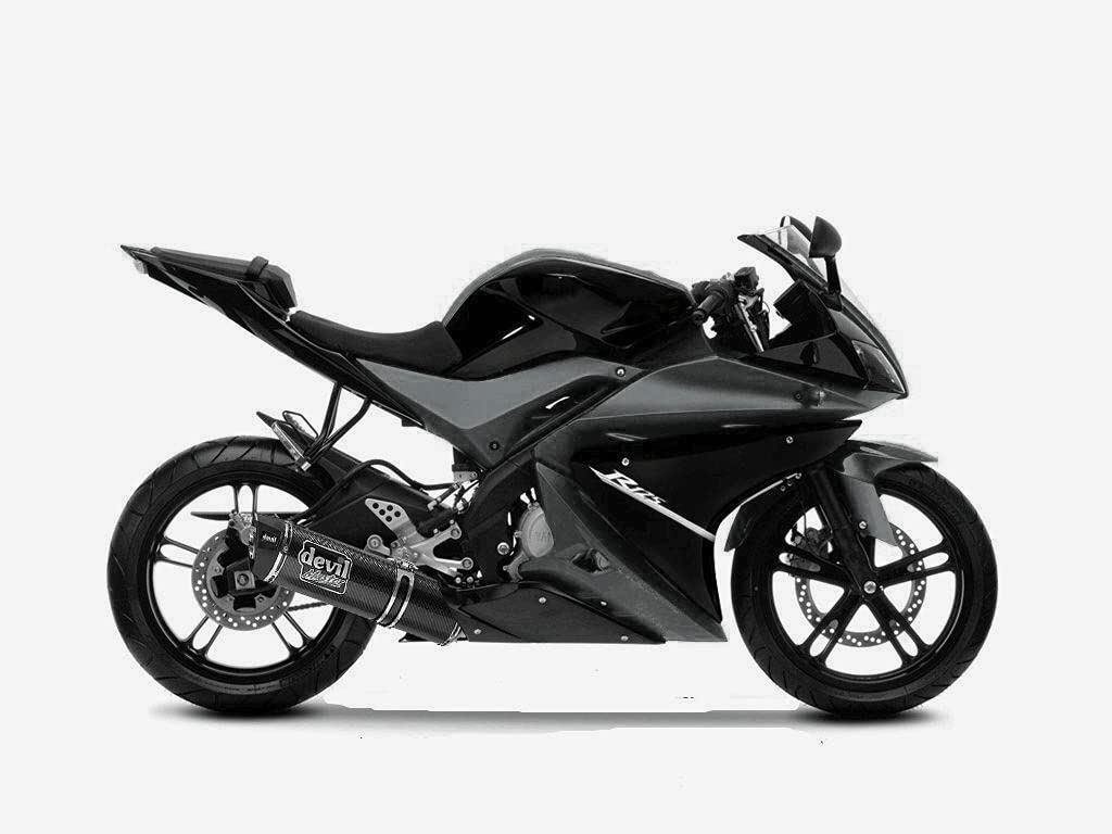 R 125 Yamaha R125 Nera E Oro Semi Custom Graphics Kit Yamaha R1