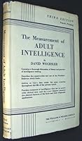 Measurement of Adult Intelligence, 3rd Edition B001I2XG1Y Book Cover