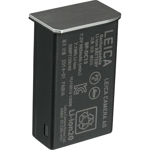 Leica 18772 Lithium-Ion-Battery BP-Dc13 (Silver) at Rs. 2603