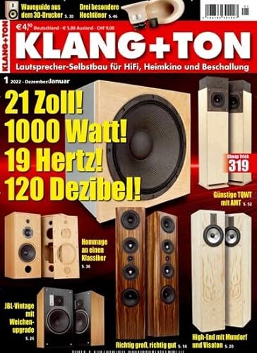 Preisvergleich Produktbild KLANG + TON 1 / 2022