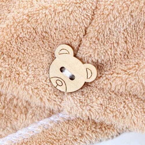 Toalha Touca Banho Feminina para Secagem Rápida dos Cabelos (VERDE)