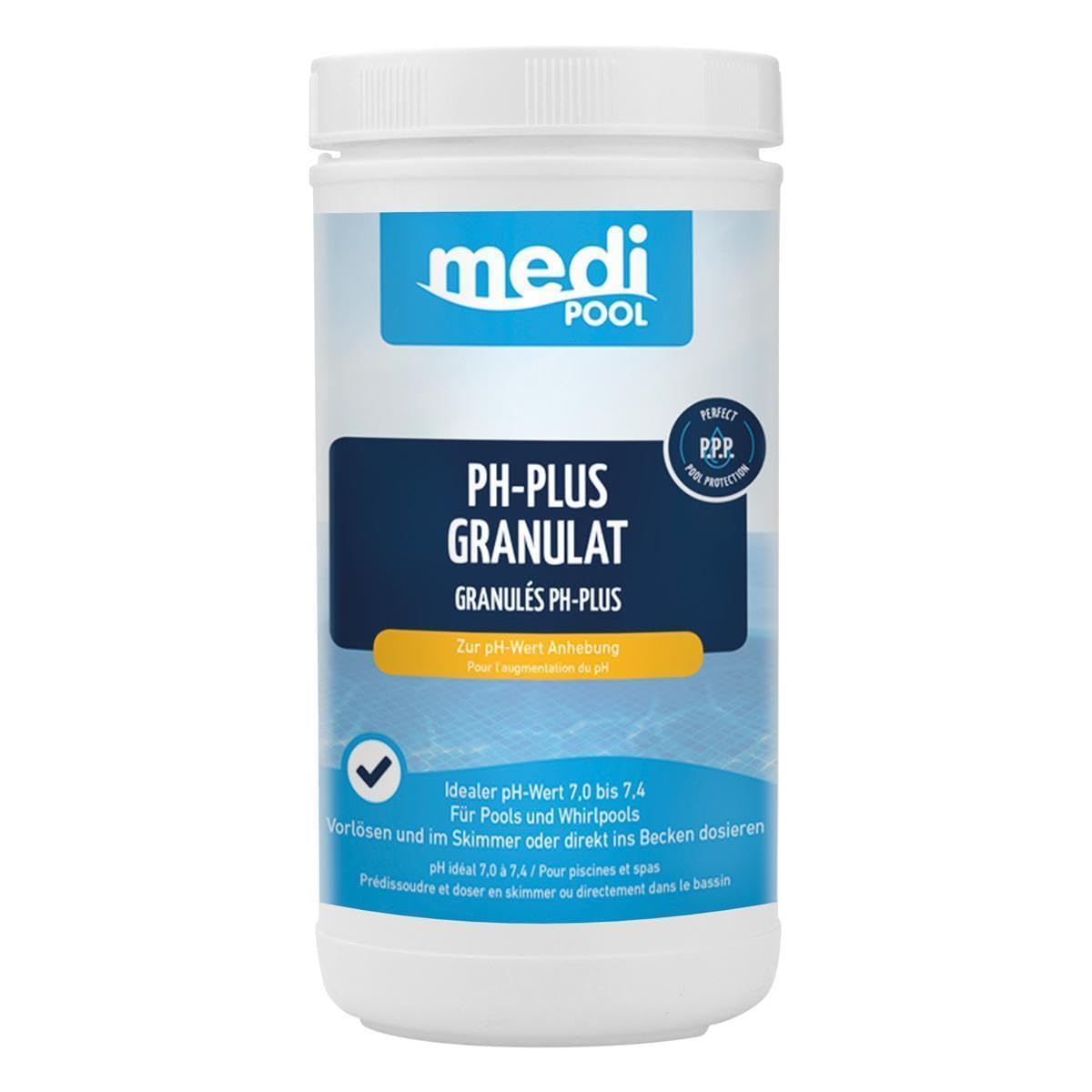mediPOOL pH-Plus Granulat 8X 1 kg